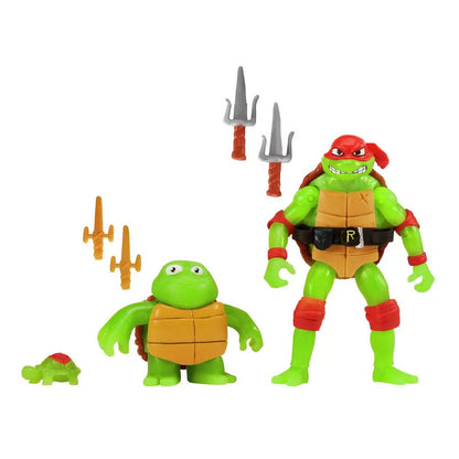Ninja Turtles : Teenage Years pack 3 figurines Raphael Evolution 10 cm - Toys Legacy Collection