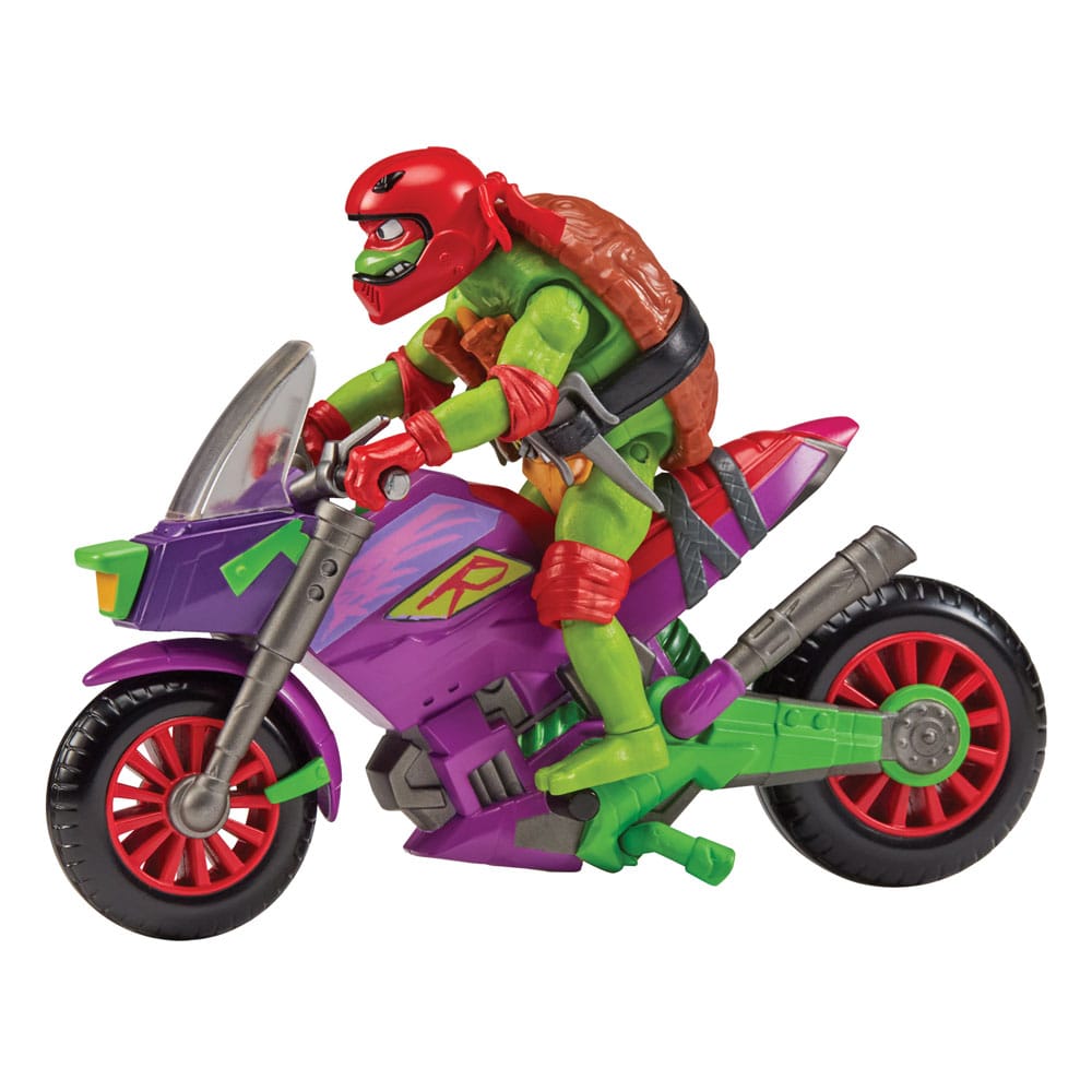 Tales of the Teenage Mutant Ninja Turtles : Figurine avec véhicule Raphael & Purple Dragon 12 cm - Toys Legacy Collection