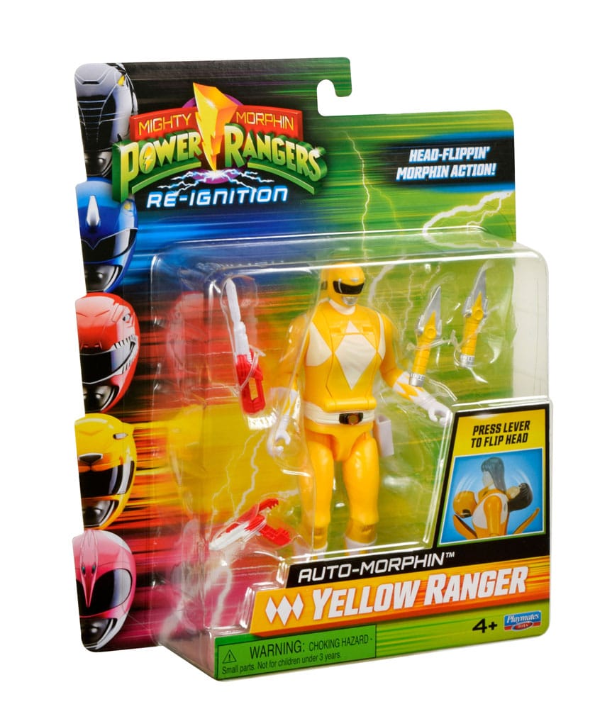 Flippin'morphin Yellow Ranger figure - Toys Legacy Collection