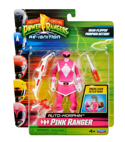 Flippin'morphin Pink Ranger figure