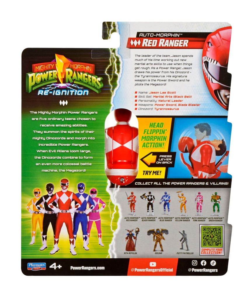 Flippin'morphin Red Ranger figure - Toys Legacy Collection