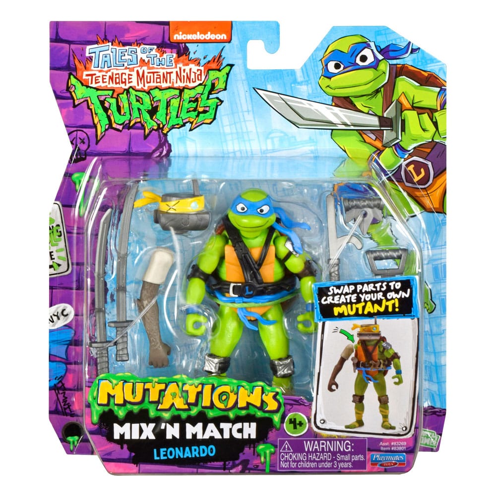 Tales of the Teenage Mutant Ninja Turtles : Figurine Mix 'n Match Leonardo 12 cm - Toys Legacy Collection