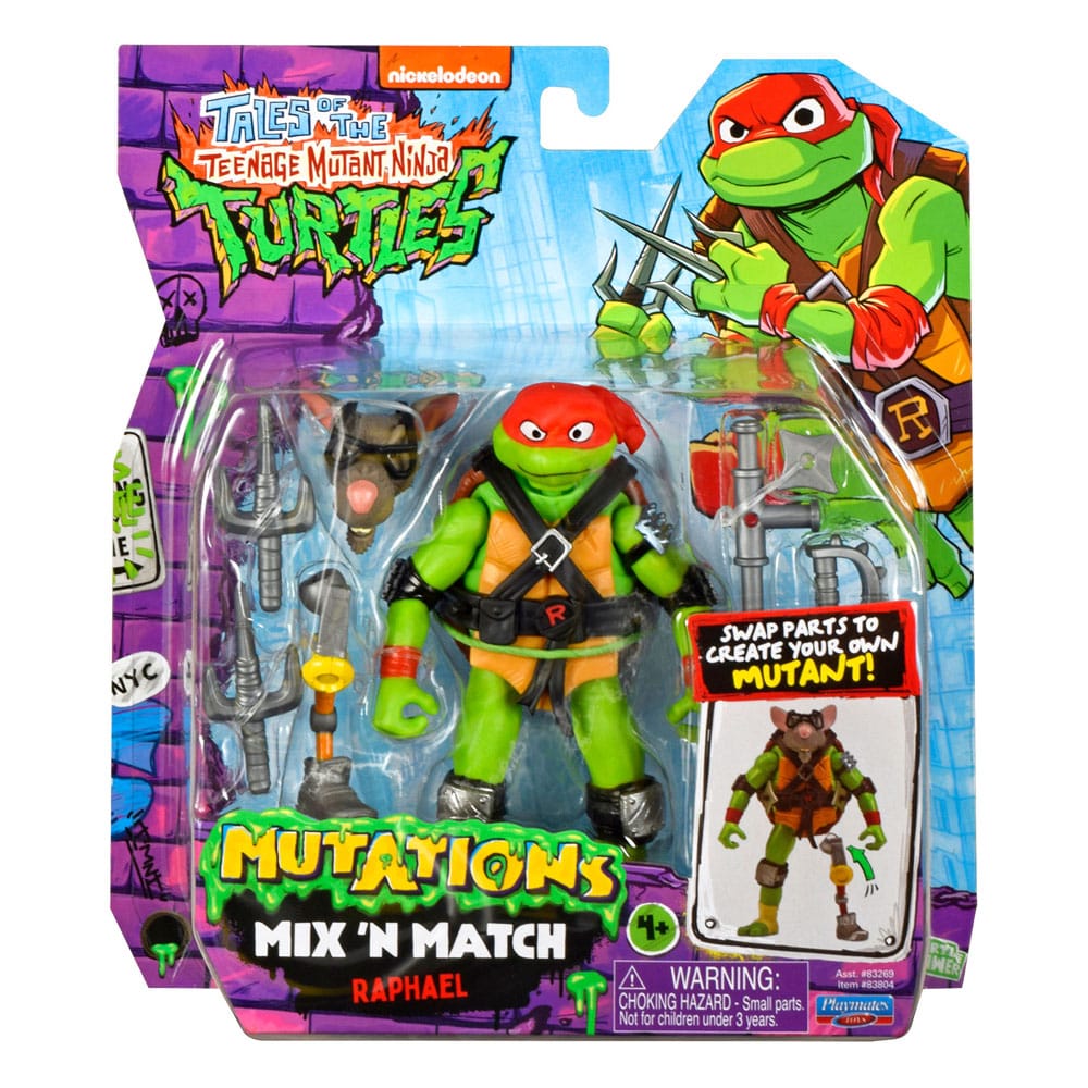 Tales of the Teenage Mutant Ninja Turtles : Figurine Mix 'n Match Raphael 12 cm - Toys Legacy Collection