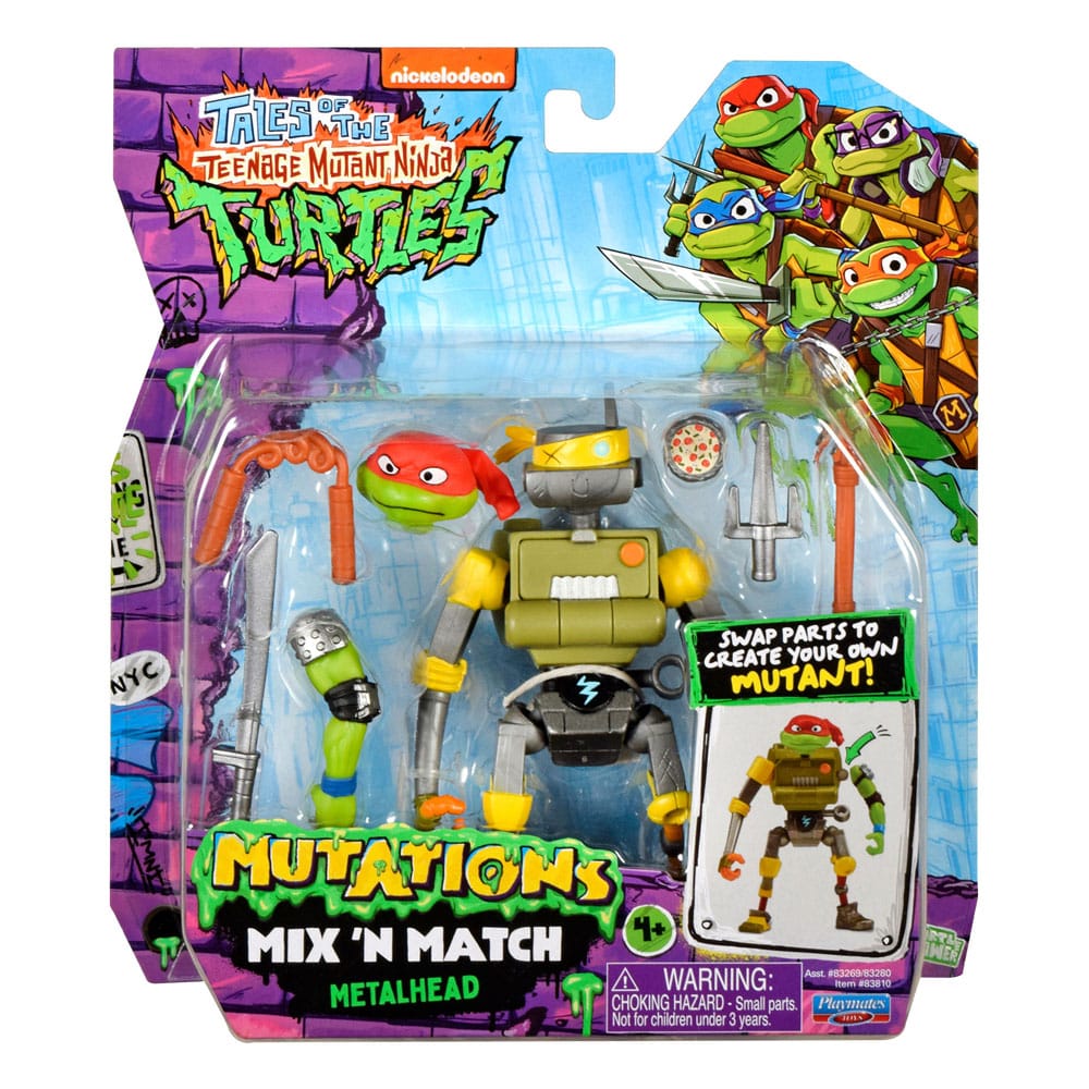 Tales of the Teenage Mutant Ninja Turtles : Figurine Mix 'n Match Metalhead 12 cm - Toys Legacy Collection
