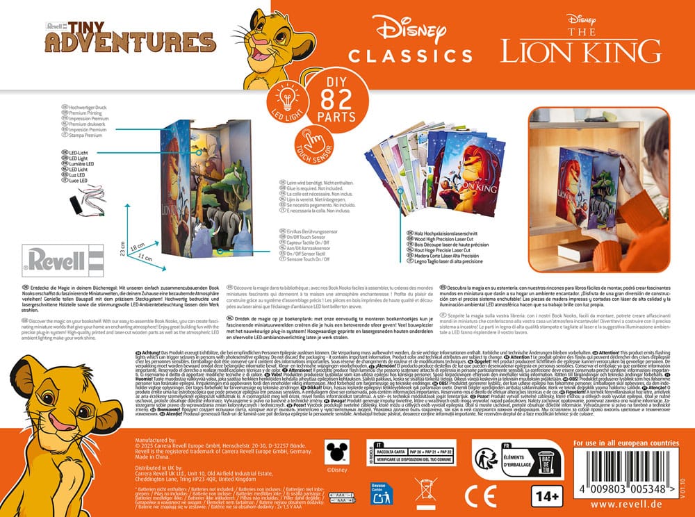 Disney maquette Book Nook Tiny Adventures Le Roi lion 23 cm - Toys Legacy Collection