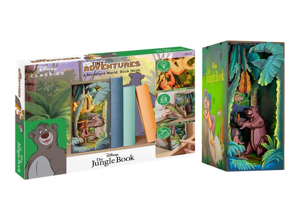 Disney maquette Book Nook Tiny Adventures Le Livre de la jungle 23 cm - Toys Legacy Collection