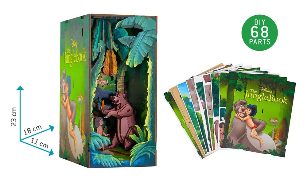 Disney maquette Book Nook Tiny Adventures Le Livre de la jungle 23 cm - Toys Legacy Collection