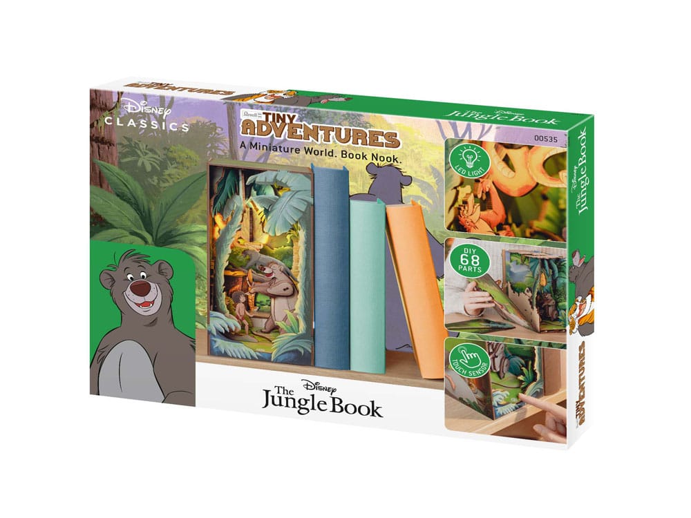 Disney maquette Book Nook Tiny Adventures Le Livre de la jungle 23 cm - Toys Legacy Collection