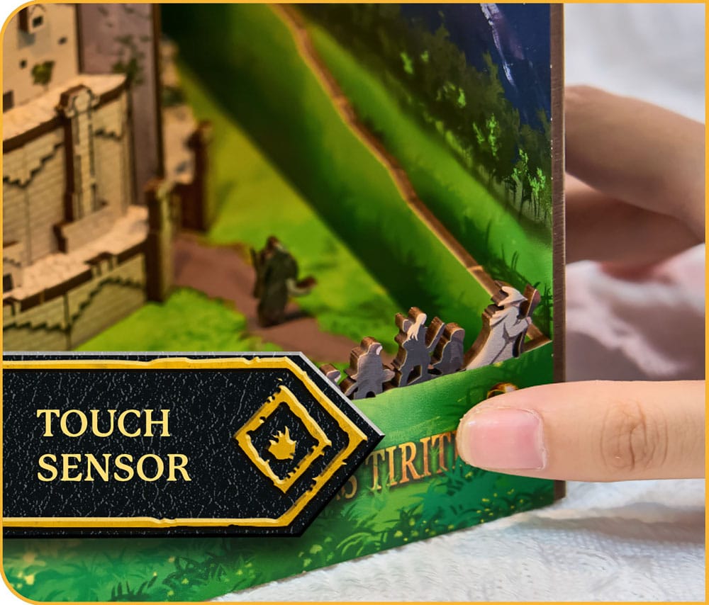 Le Seigneur des anneaux maquette Book Nook Tiny Adventures Minas Tirith 23 cm - Toys Legacy Collection