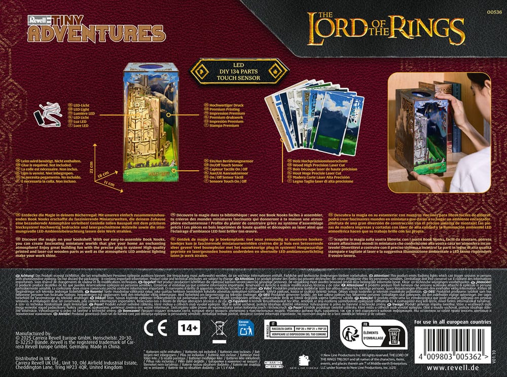 Le Seigneur des anneaux maquette Book Nook Tiny Adventures Minas Tirith 23 cm - Toys Legacy Collection