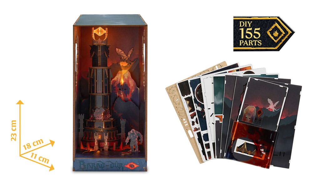 Le Seigneur des anneaux maquette Book Nook Tiny Adventures Barad-Dûr 23 cm - Toys Legacy Collection