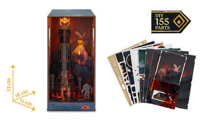 Le Seigneur des anneaux maquette Book Nook Tiny Adventures Barad-Dûr 23 cm - Toys Legacy Collection