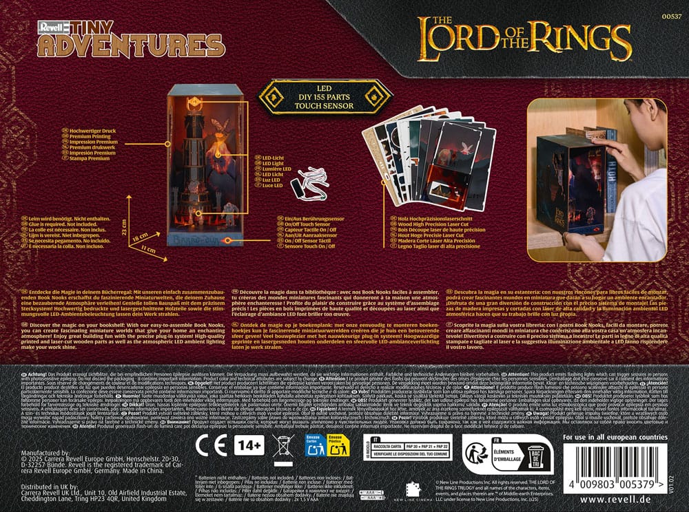 Le Seigneur des anneaux maquette Book Nook Tiny Adventures Barad-Dûr 23 cm - Toys Legacy Collection