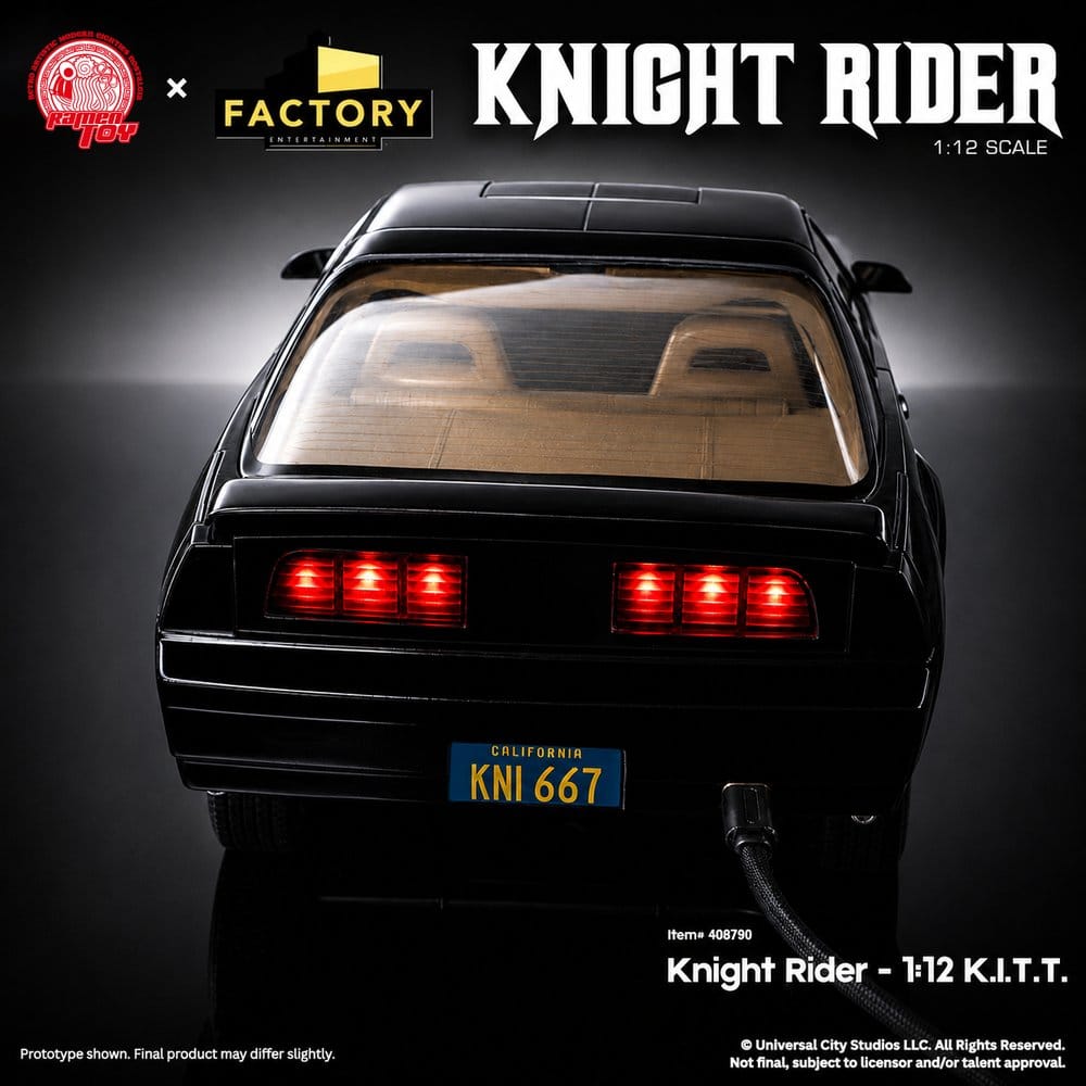 Knight Rider figurine 1/12 K.I.T.T. avec Michael Knight