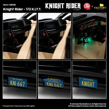 Knight Rider figurine 1/12 K.I.T.T. avec Michael Knight