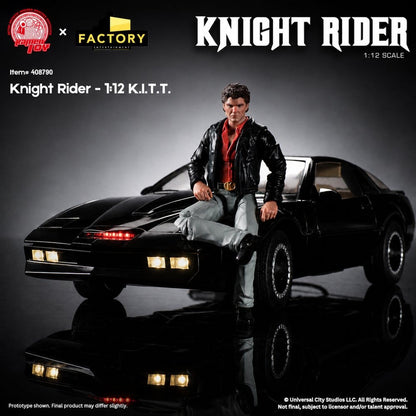Knight Rider figurine 1/12 K.I.T.T. avec Michael Knight