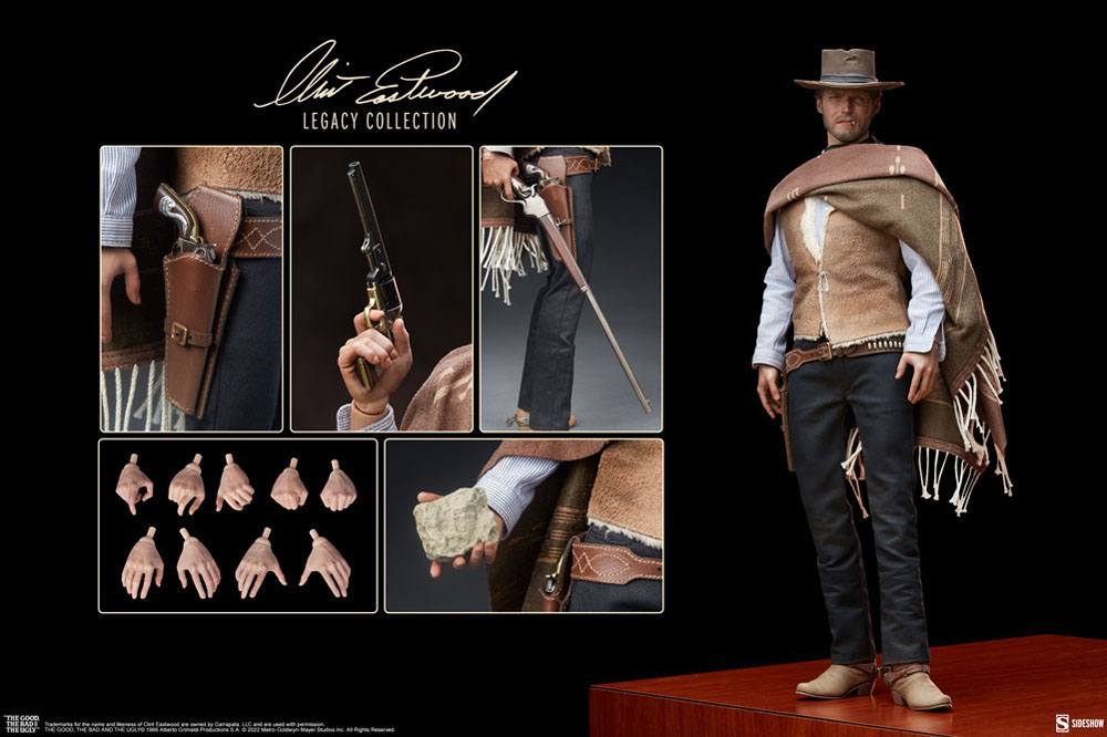 Le Bon, la Brute et le Truand figurine 1/6 Clint Eastwood Legacy Collection The Man With No Name 30 cm - Toys Legacy Collection