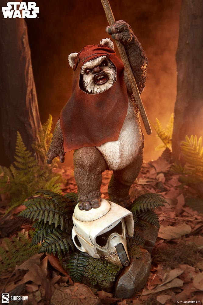Star Wars, épisode VI : Le Retour du Jedi statuette Premium Format Wicket 46 cm - Toys Legacy Collection