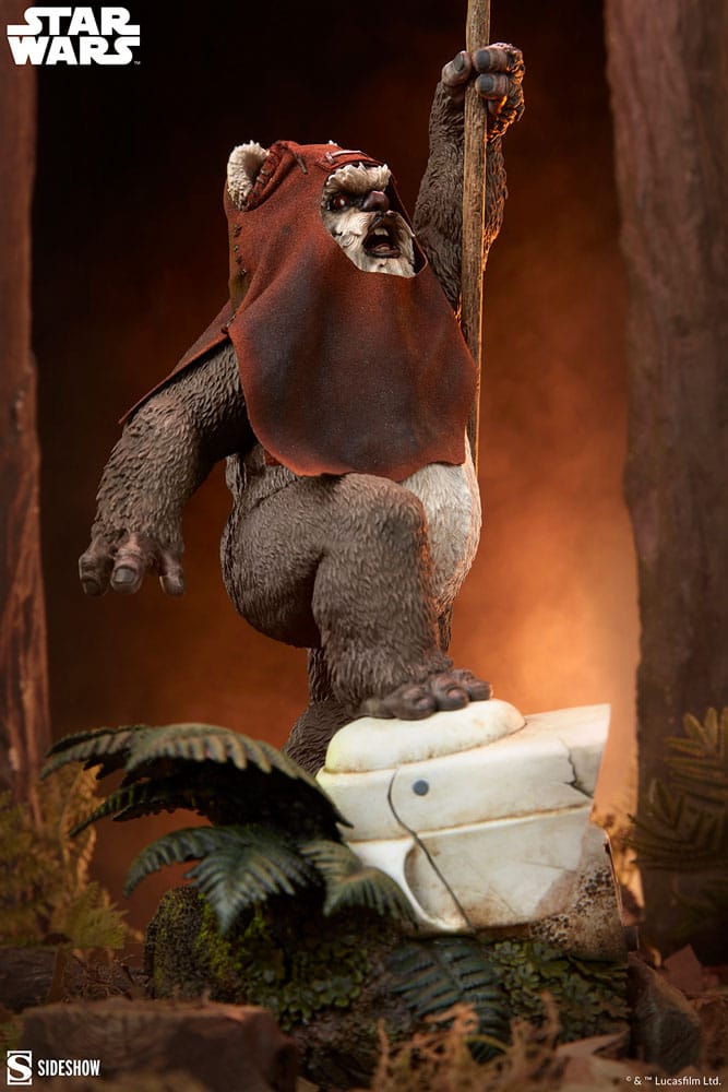 Star Wars, épisode VI : Le Retour du Jedi statuette Premium Format Wicket 46 cm - Toys Legacy Collection