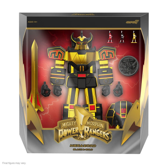 Power Rangers figurine Ultimates Megazord (Black/Gold) 18 cm