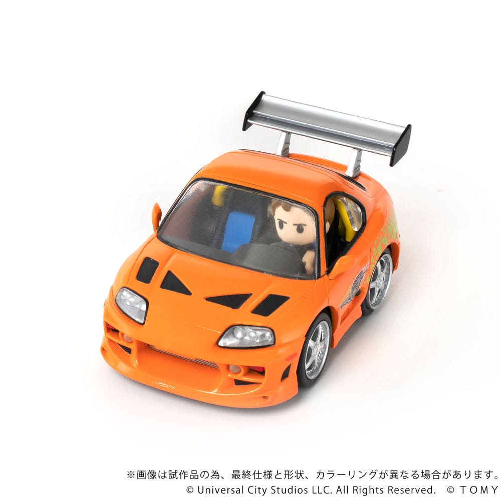 Fast & Furious véhicule avec minifigurine Q-Village Toyota Supra JZA80 9 cm - Toys Legacy Collection