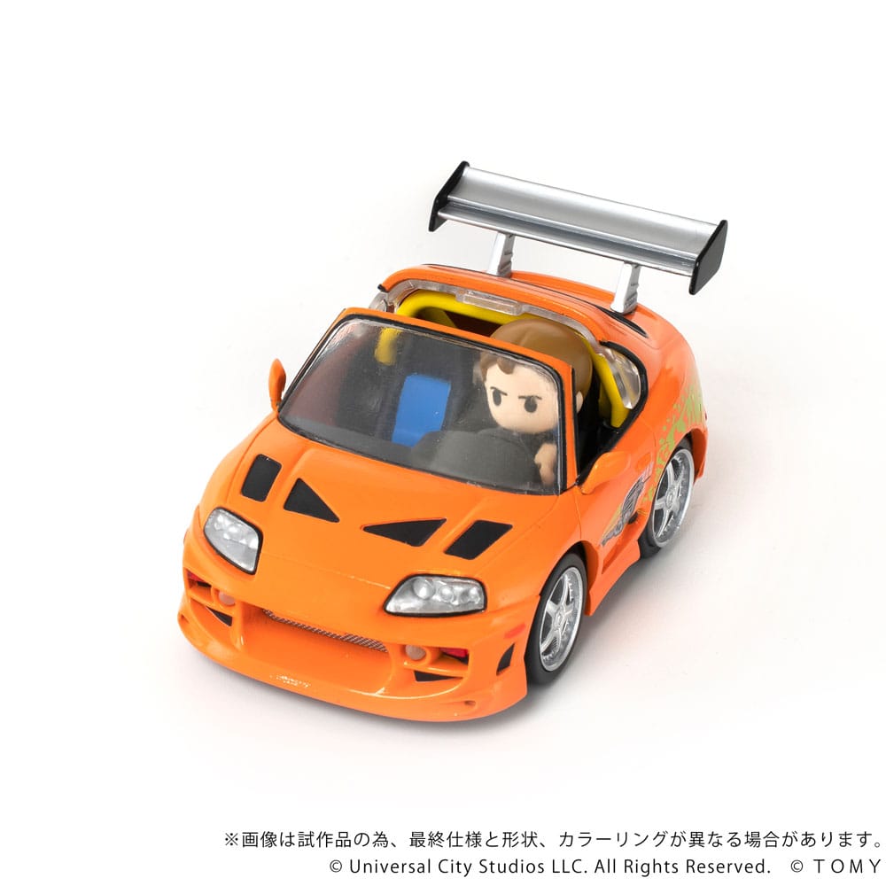 Fast & Furious véhicule avec minifigurine Q-Village Toyota Supra JZA80 9 cm - Toys Legacy Collection
