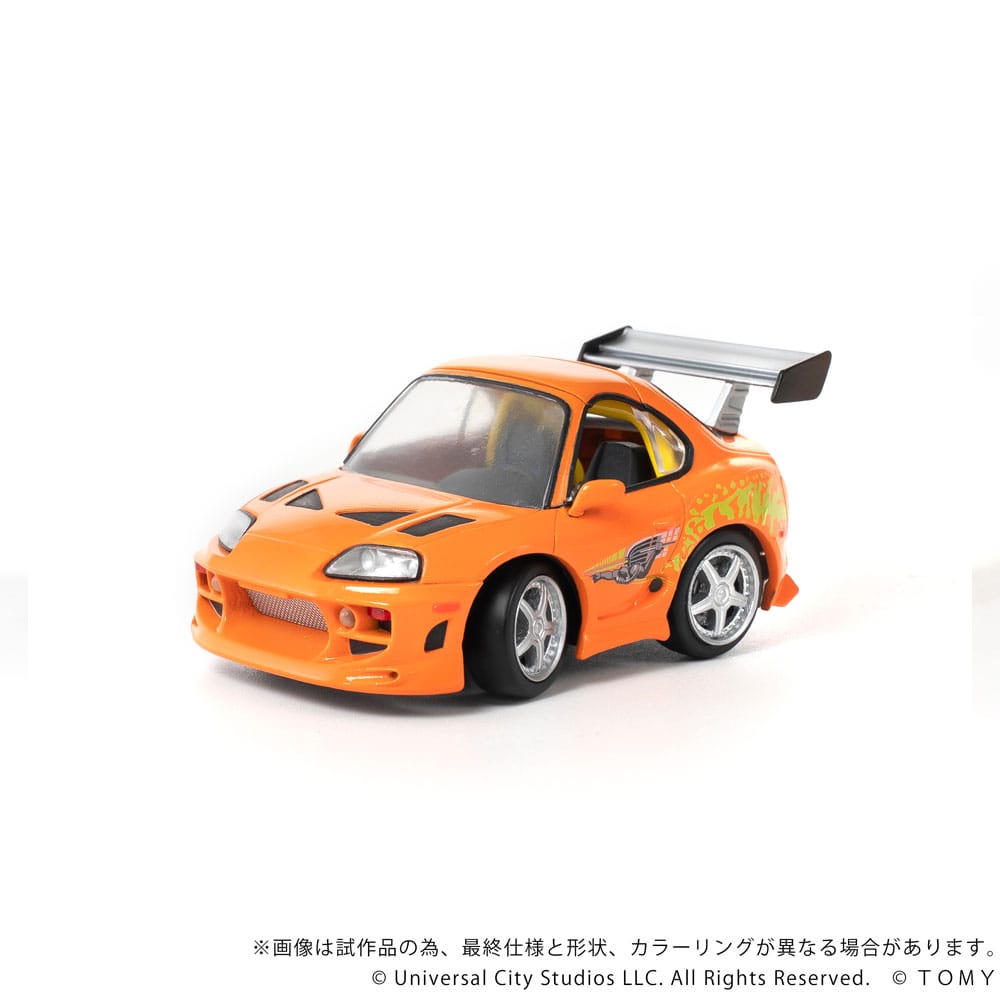 Fast & Furious véhicule avec minifigurine Q-Village Toyota Supra JZA80 9 cm - Toys Legacy Collection