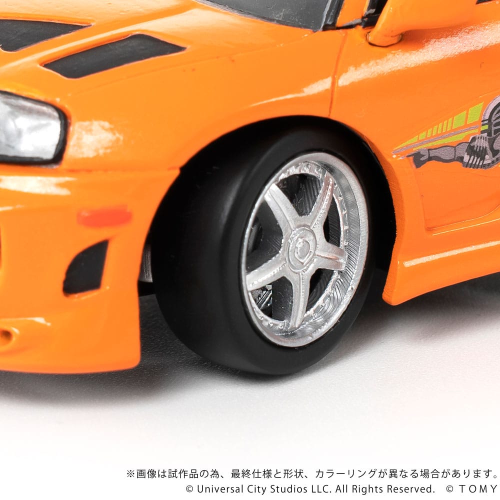 Fast & Furious véhicule avec minifigurine Q-Village Toyota Supra JZA80 9 cm - Toys Legacy Collection