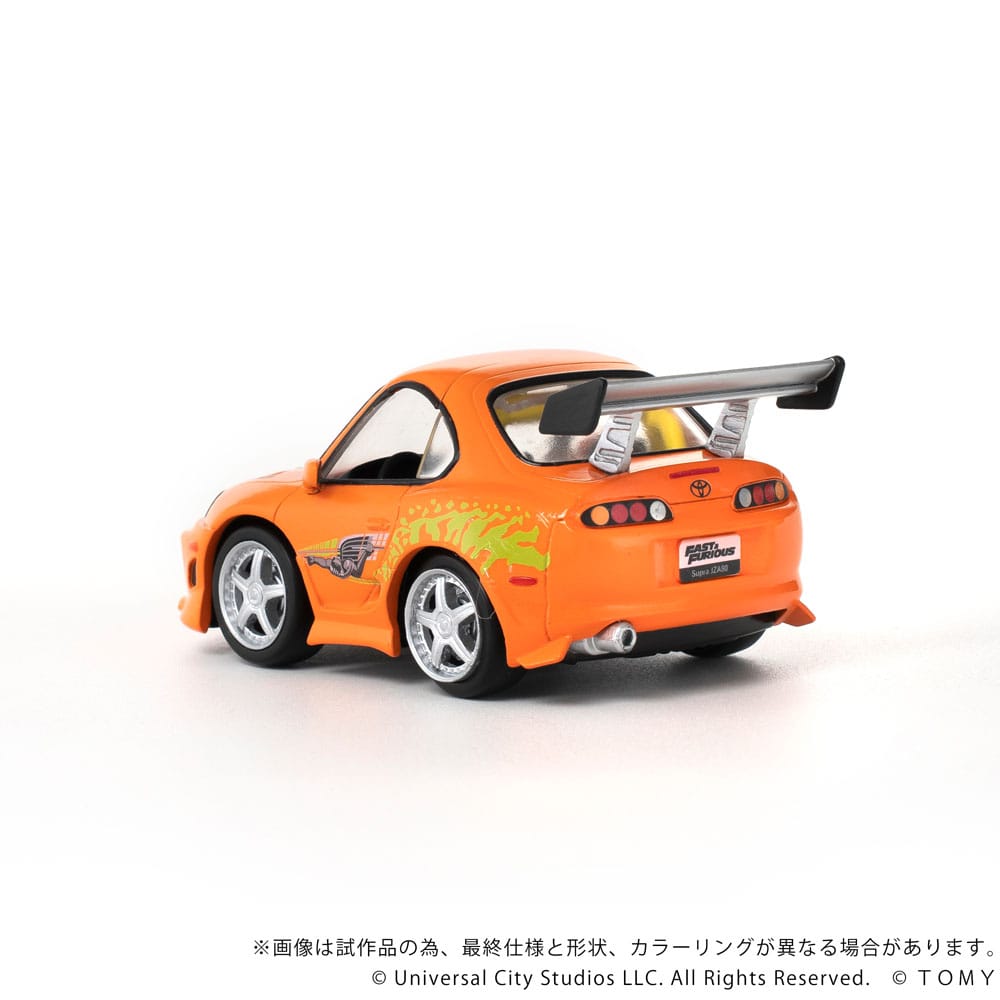 Fast & Furious véhicule avec minifigurine Q-Village Toyota Supra JZA80 9 cm - Toys Legacy Collection
