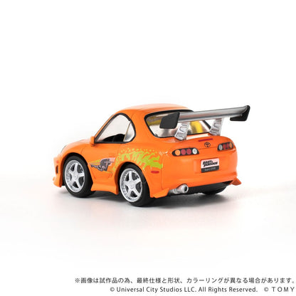 Fast & Furious véhicule avec minifigurine Q-Village Toyota Supra JZA80 9 cm - Toys Legacy Collection