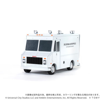 Retour vers le futur véhicules avec minifigurines Q-Village Time Machine Deluxe Set 9 cm - Toys Legacy Collection