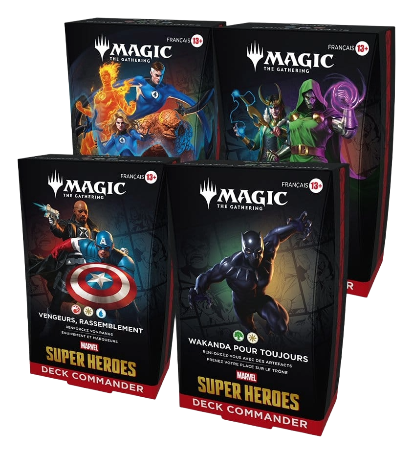 Magic the Gathering Marvel Super Heroes Commander Decks *FRANCAIS* - Toys Legacy Collection