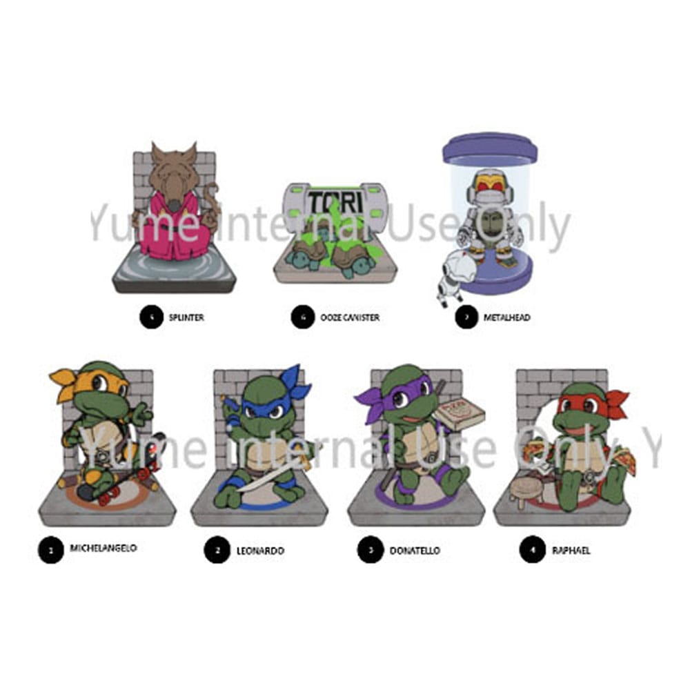 Tortues Ninja présentoir figurines mini Hero Box Big Apple Series 8 cm (6)